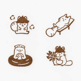 NB Yamanoha Chonaikai Wood Stamp Set – Sauna