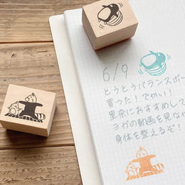 NB Yamanoha Chonaikai Wood Stamp Set – Yoga
