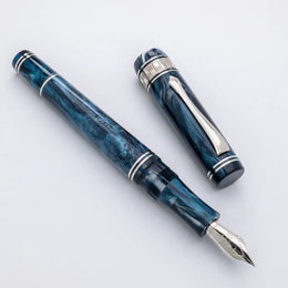 Nettuno Superba Fountain Pen - Blue Mamba Suspended Animation (Limited Edition)