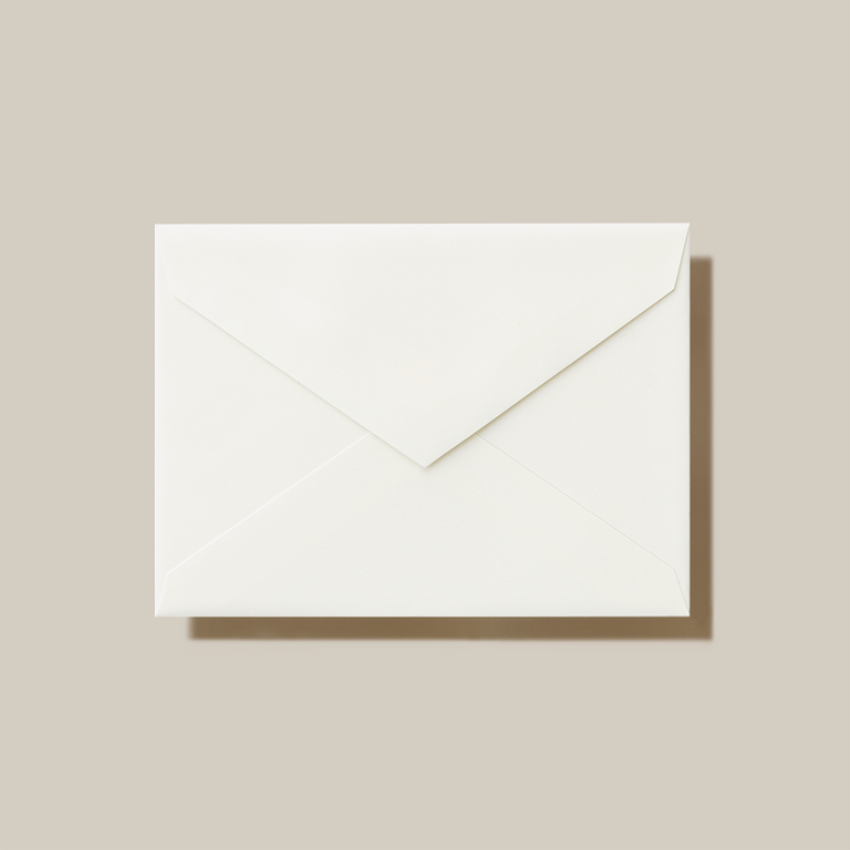Crane Size 1 Pearl White Corinne Envelope