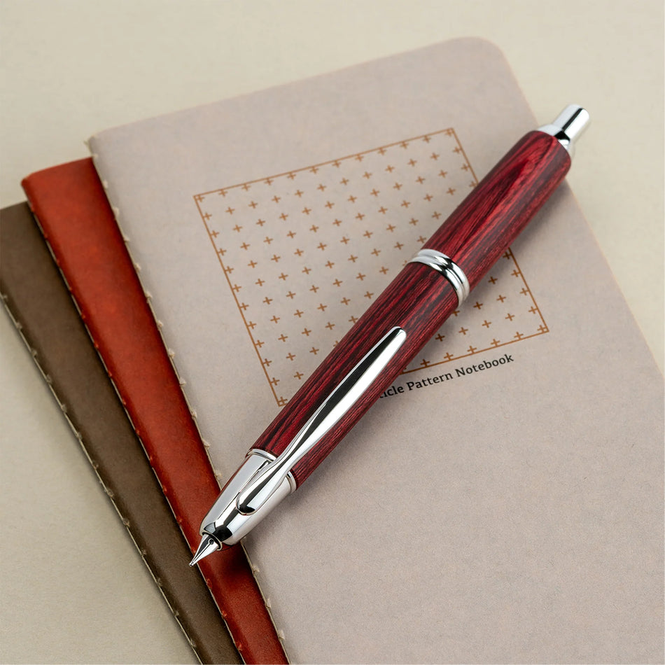Pilot Vanishing Point Fountain Pen - Red Birchwood