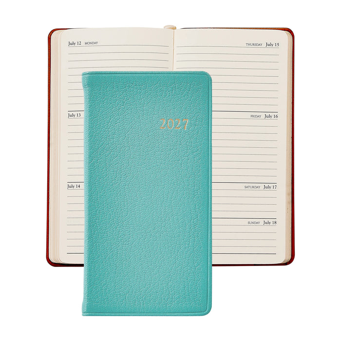 GI 2027 6' Pocket Goatskin Leather - Robin's Egg Blue