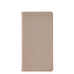 GI 2027 6' Pocket Datebook Pebble Grain Leather - Beachwood