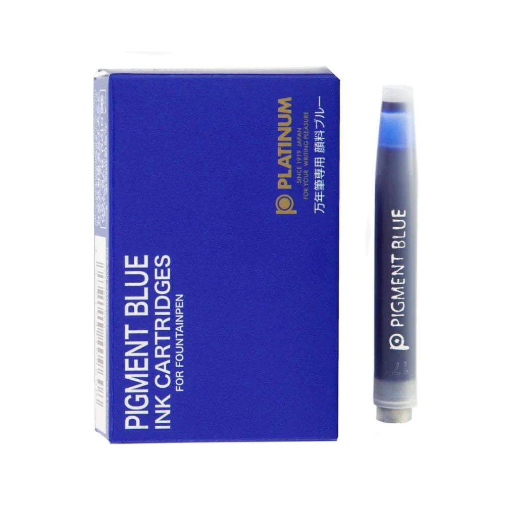 Platinum Pigment Ink Cartridges - Blue – Flax Pen to Paper