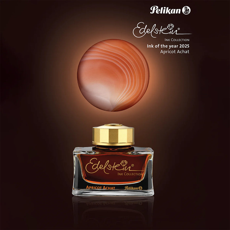 Pelikan Edelstein Bottled Ink - Apricot Achat - Ink of the Year 2025