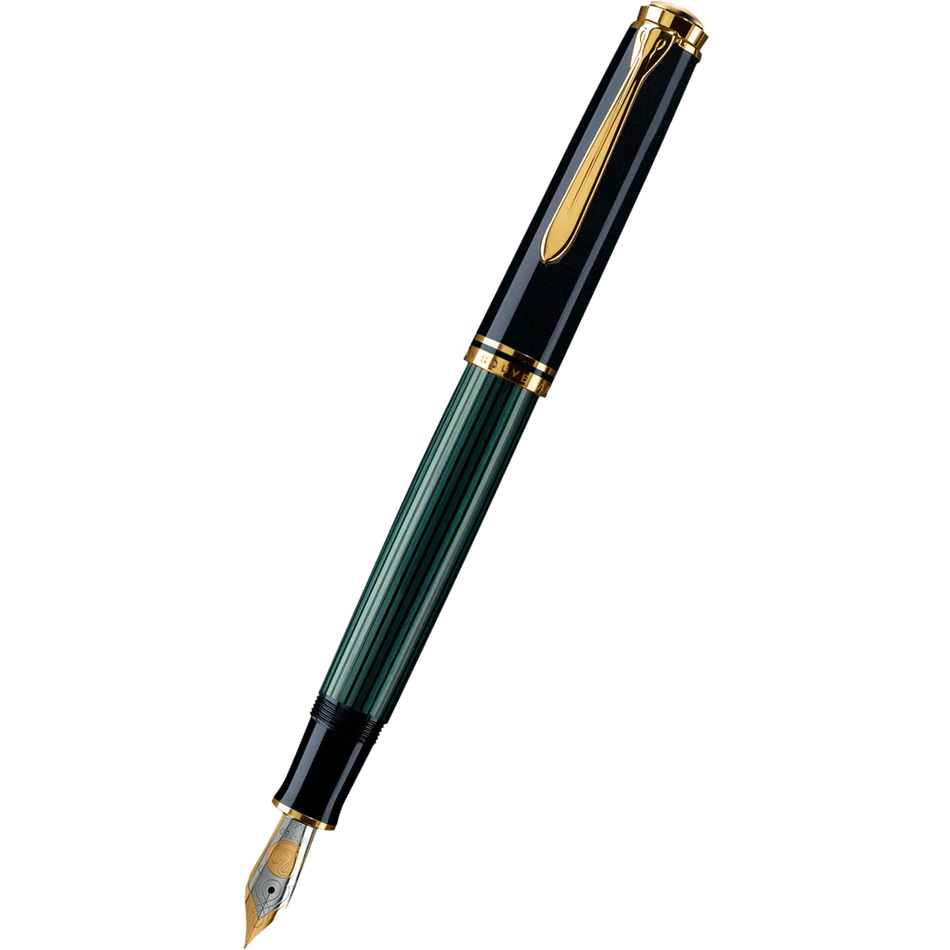 Pelikan 400 Souverän M400 Fountain Pen - Black / Green