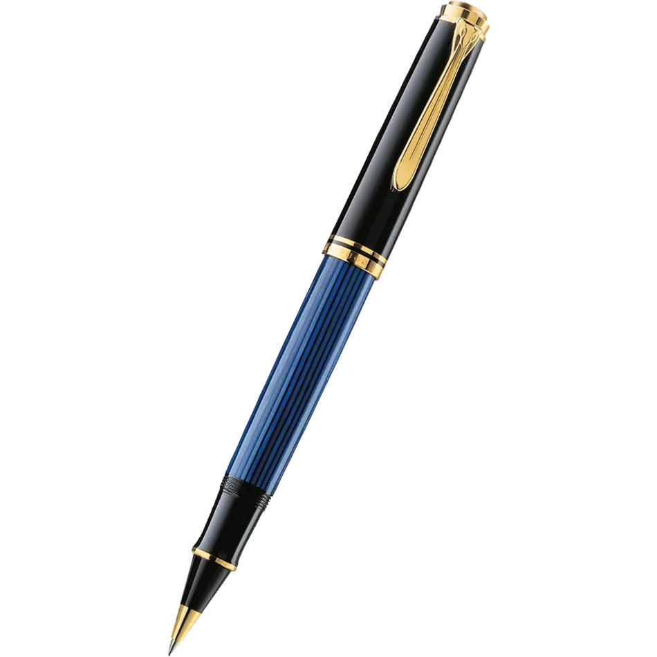 Pelikan Souverän R400 Rollerball Pen - Black/Blue