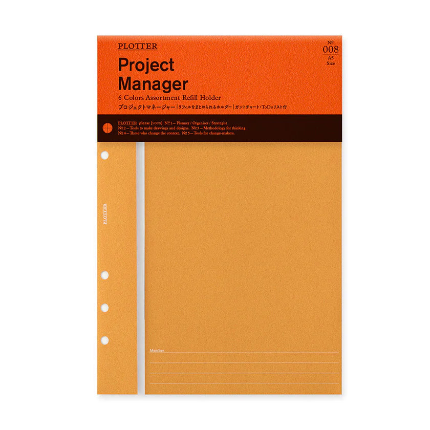 PLOTTER Project Manager 6 Color Assortment  - A5 Size