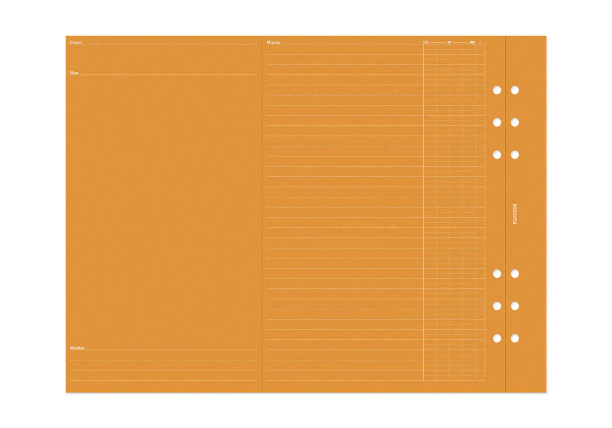 PLOTTER Project Manager 6 Color Assortment - A5 Size – Flax Pen to Paper