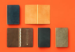 PLOTTER Pueblo 6-Ring Leather Binder - Mini 5 Size