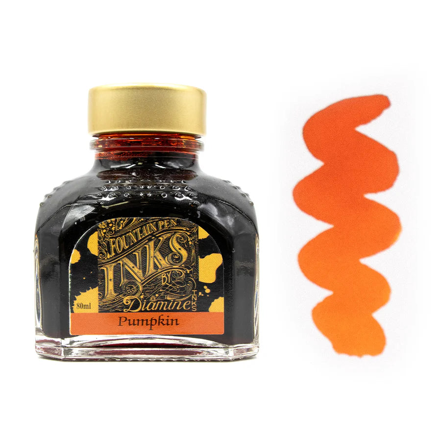 Diamine Bottled Fountain Pen Ink (80ml) - Pumpkin
