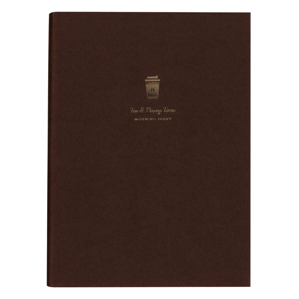 Daigo A6 Tea & Diary Time Morning Diary - Coffee