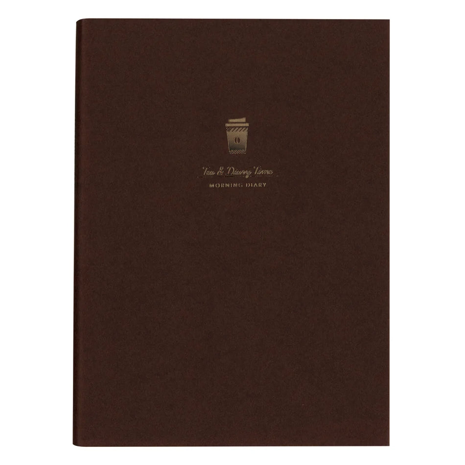 Daigo A6 Tea & Diary Time Morning Diary - Coffee
