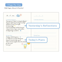 Daigo A6 Tea & Diary Time Morning Diary - Coffee