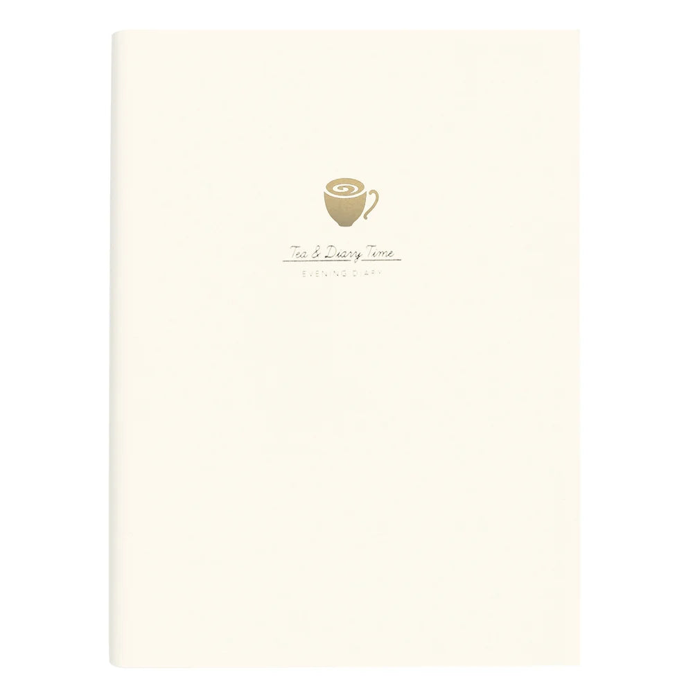Daigo A6 Tea & Diary Time Evening Diary - Cafe au Lait