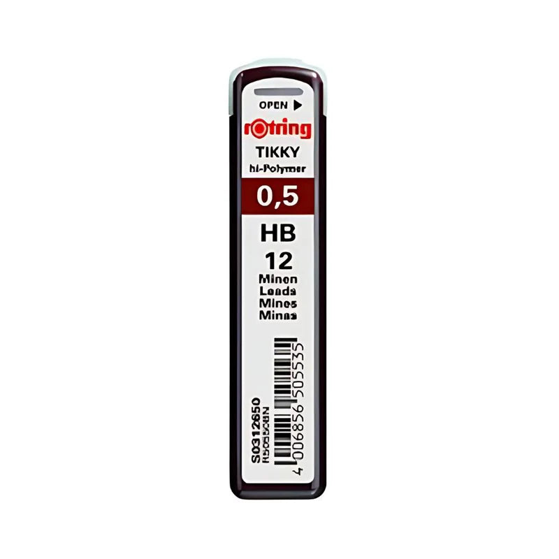 Rotring Tikky Hi-Polymer Pencil Lead - 0.5 mm - HB