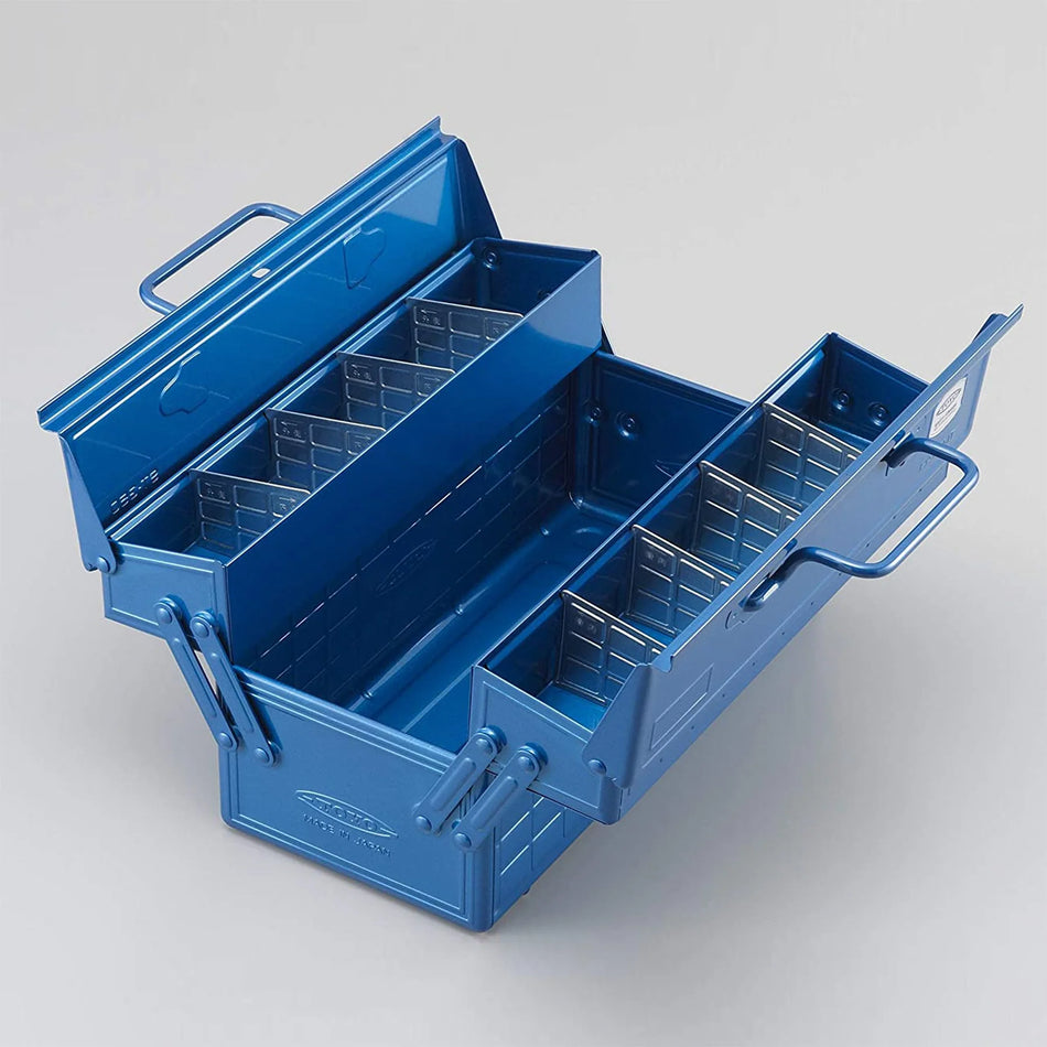 Toyo- Steel Toolbox with Cantilever Lid ST-350 - Silver