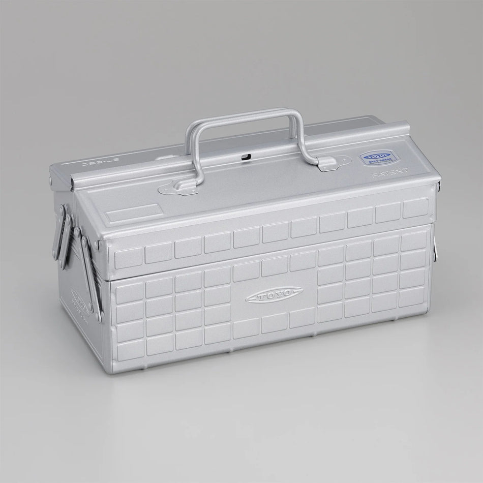 Toyo- Steel Toolbox with Cantilever Lid ST-350 - Silver