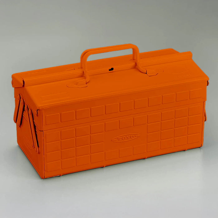 Toyo- Steel Toolbox with Cantilever Lid ST-350 - Orange
