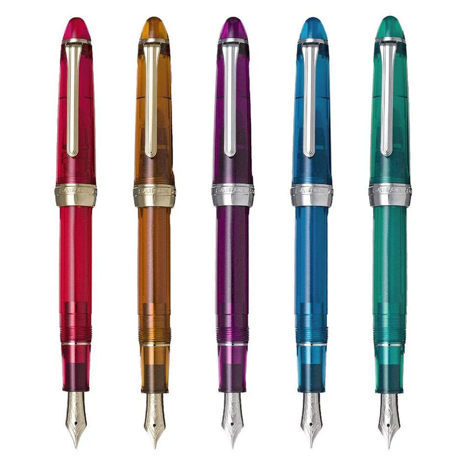 Sailor 1911S Jellyfish Fountain Pen - Sea Nettle (Red) - Medium