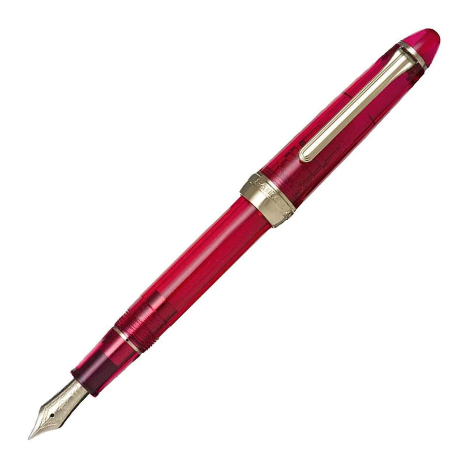 Sailor 1911S Jellyfish Fountain Pen - Sea Nettle (Red) - Medium