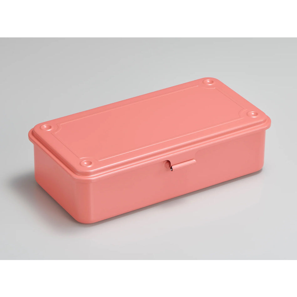 Toyo Steel Co. Japanese Stackable Steel Boxes - Living Coral