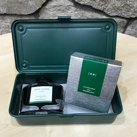 Toyo Steel Co. Steel Stackable Storage Box T-190 - Antique Green