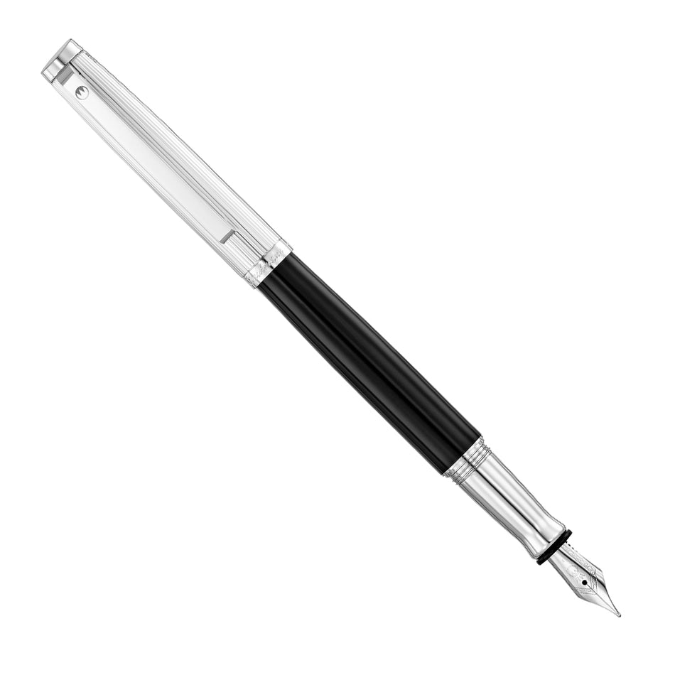 Waldmann Tuscany Fountain Pen (Steel Nib) - Black Lacquer