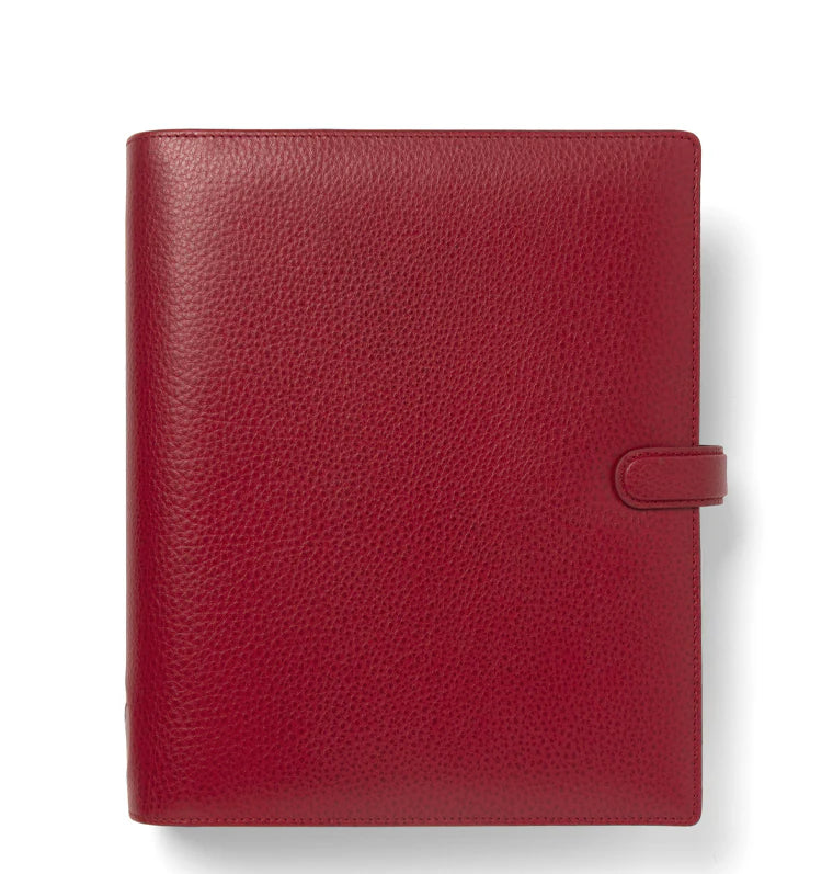 Filofax Finsbury A5 Leather Organizer - Scarlet