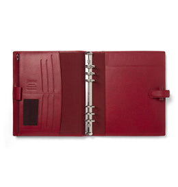 Filofax Finsbury A5 Leather Organizer - Scarlet