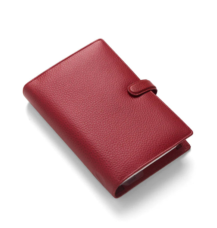Filofax Finsbury Personal Leather Organizer - Scarlet