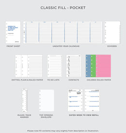 Filofax Finsbury Pocket Leather Organizer - Mustard