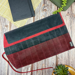 Girologio 10 Pen Roll - Crimson Ember