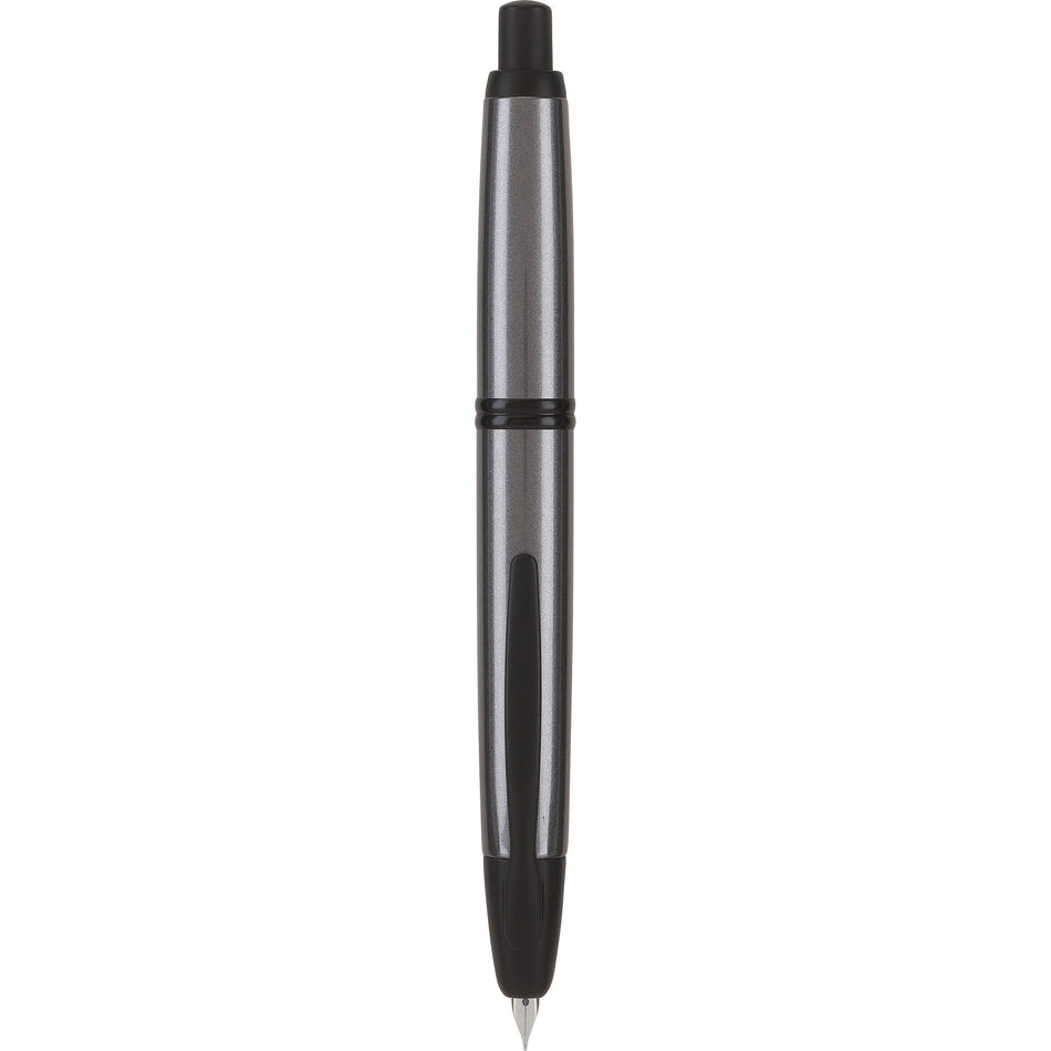 Pilot Vanishing Point Fountain Pen - Gun Metal and Black