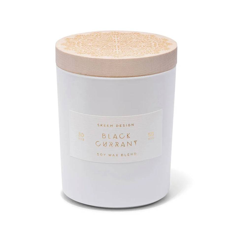 Skeem Print Block Candle - Black Currant