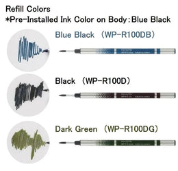 Kokuyo Fine Writer Fine Point Marker -Silver