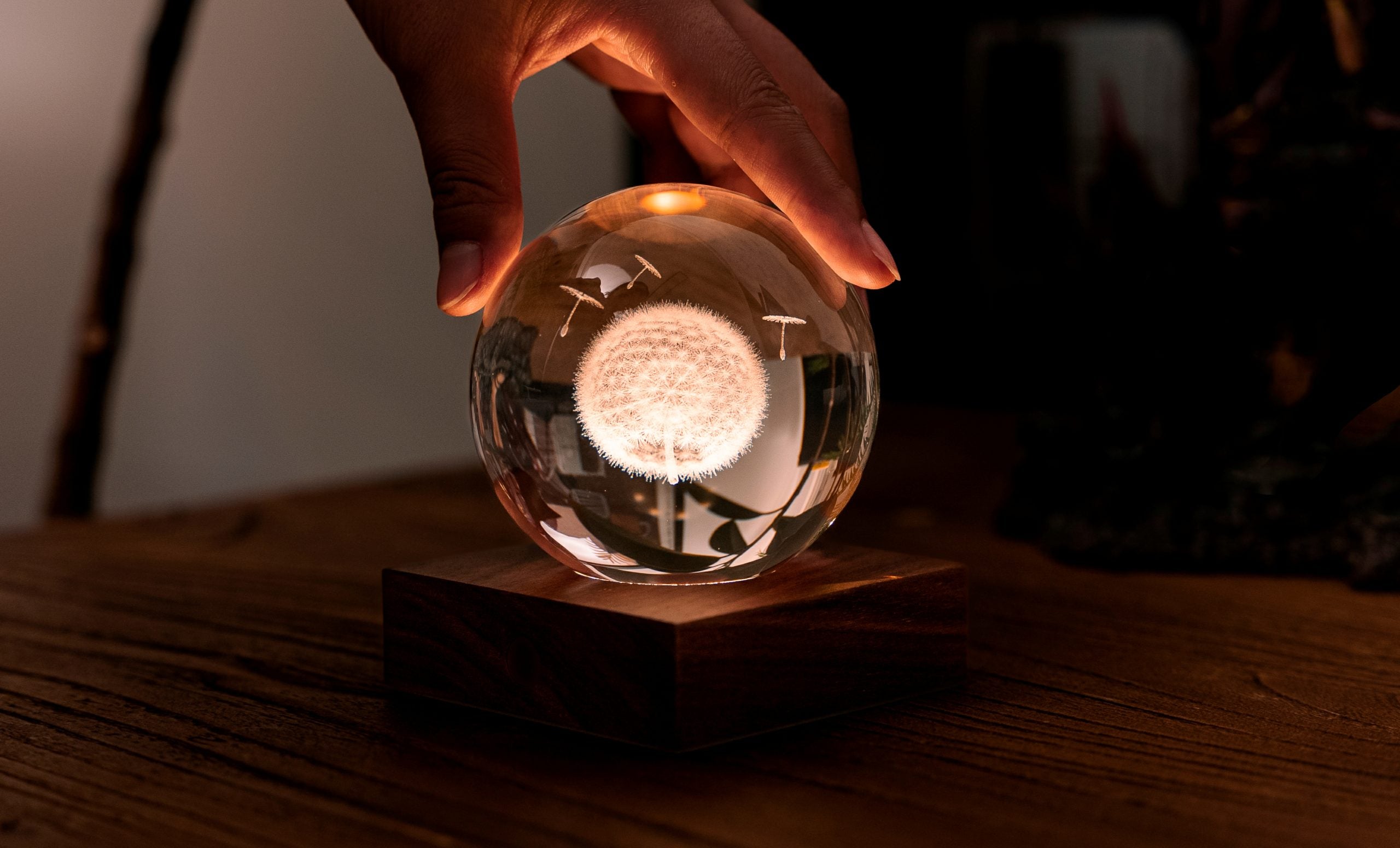 Gingko Amber Crystal Light - Thumbnail 3