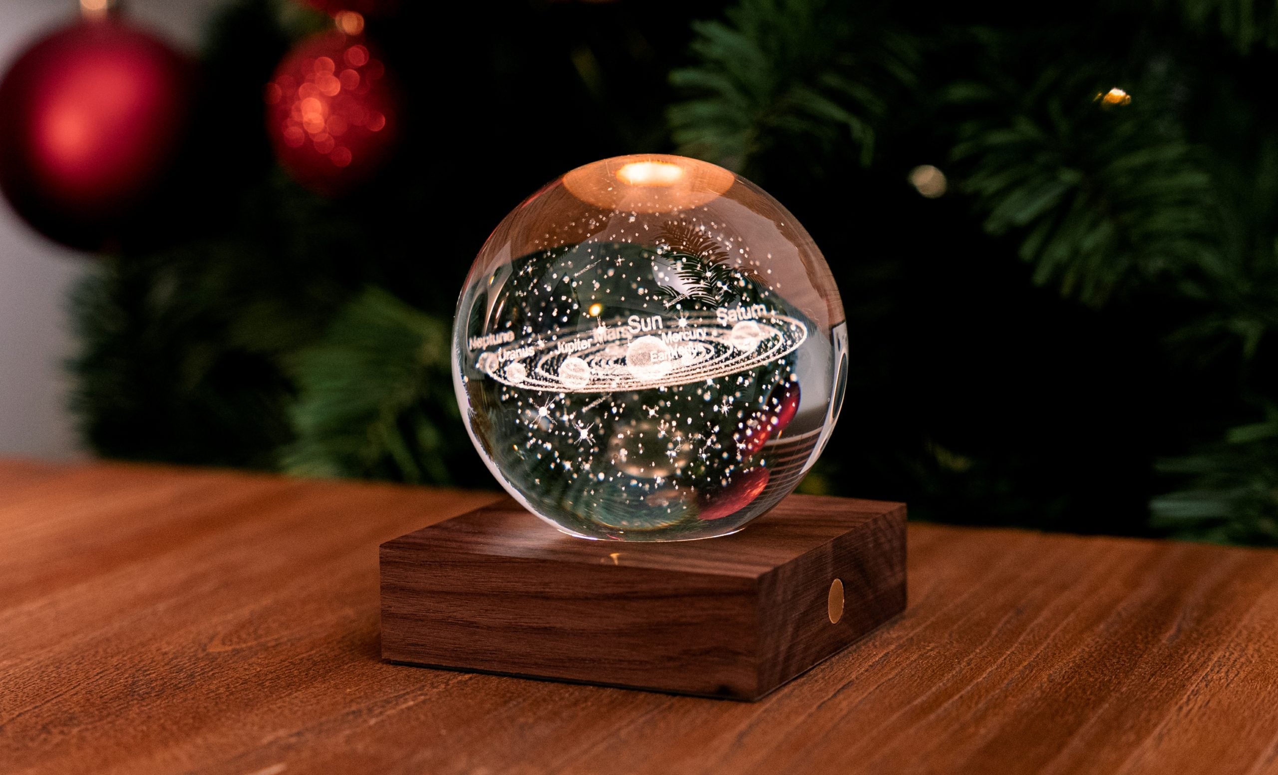 Gingko Amber Crystal Light - Solar System