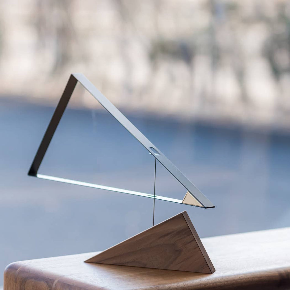 Handmade Kinetic Art Decor | Sail Away: Gray