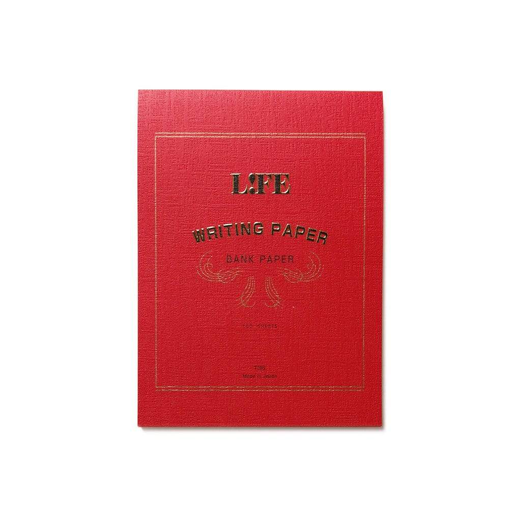 Life A5 Bank Paper Pad - Red