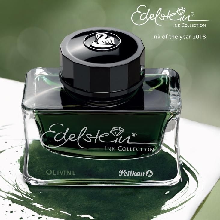 Pelikan Edelstein Bottled Ink - Olivine