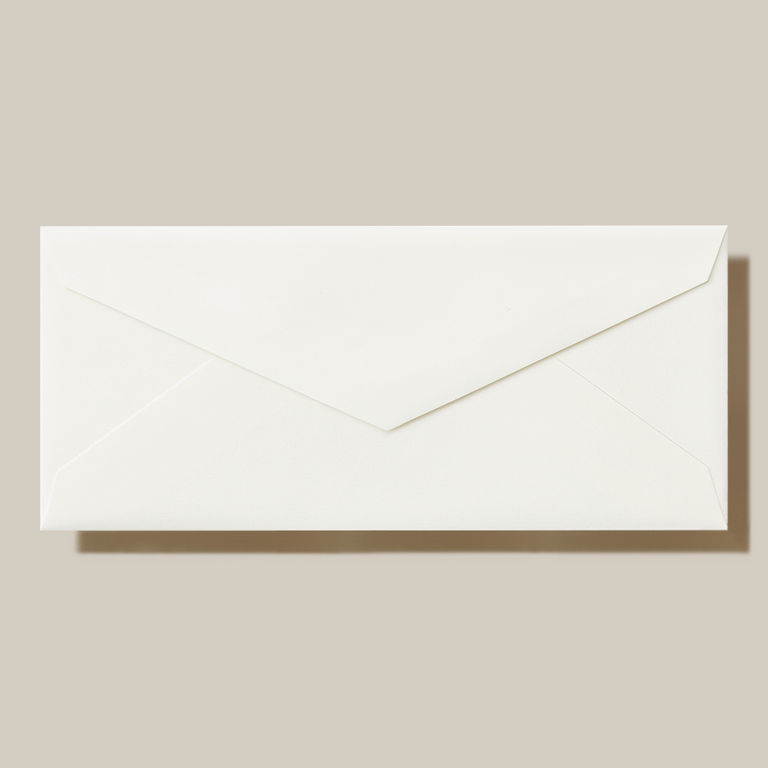 Crane 32lb. Pearl White #10 Envelope