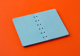 PLOTTER Blue Paper 2mm Grid Quadrant Graph 80sheets - Mini Size