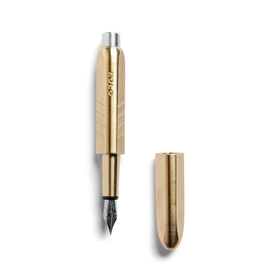 Kolo Tino Fountain Pen - Raw Brass