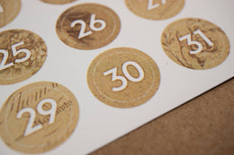 Date Dots Sticker Sheet (24-017): Green