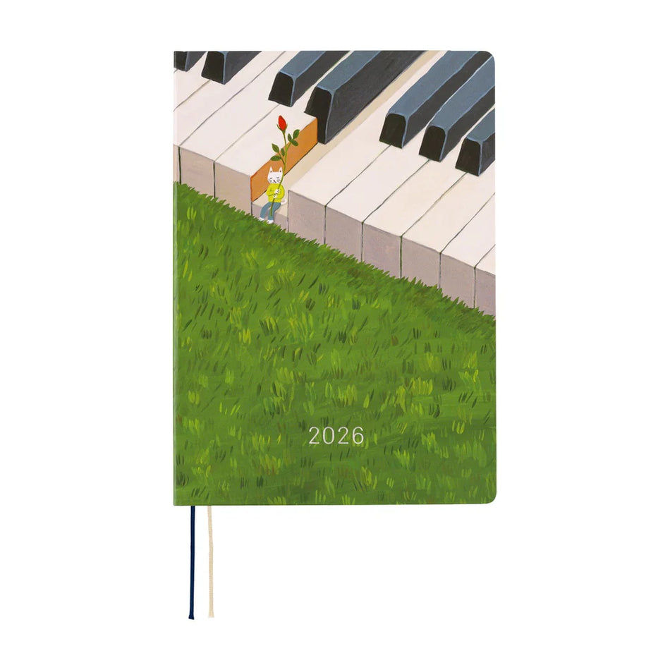 Hobonichi Techo 2026 HON A5 Hiroko Kubota: Waiting on the Chord