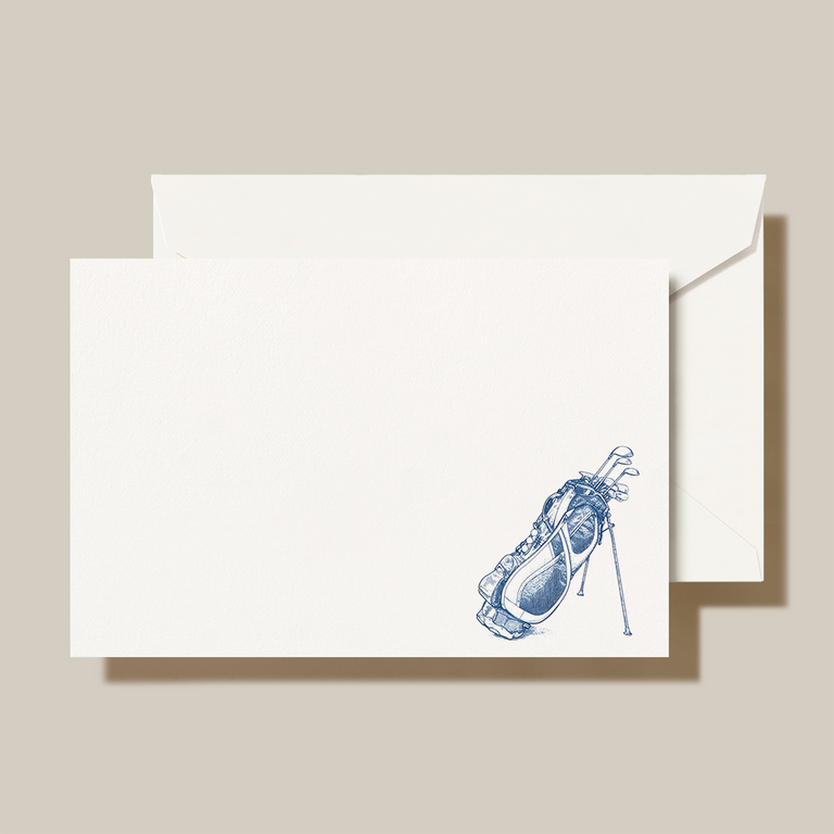 Crane Golf Bag Correspondence Card