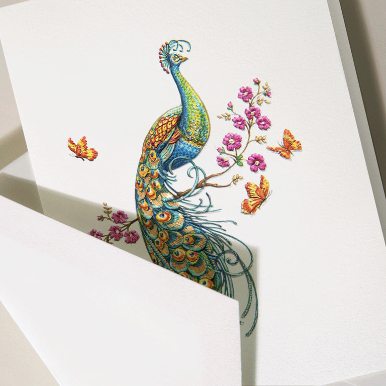 Crane Peacock Note