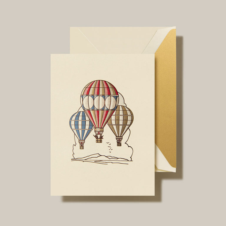 Crane Hot Air Balloons Note