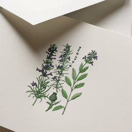 Crane Garden Herbs Note